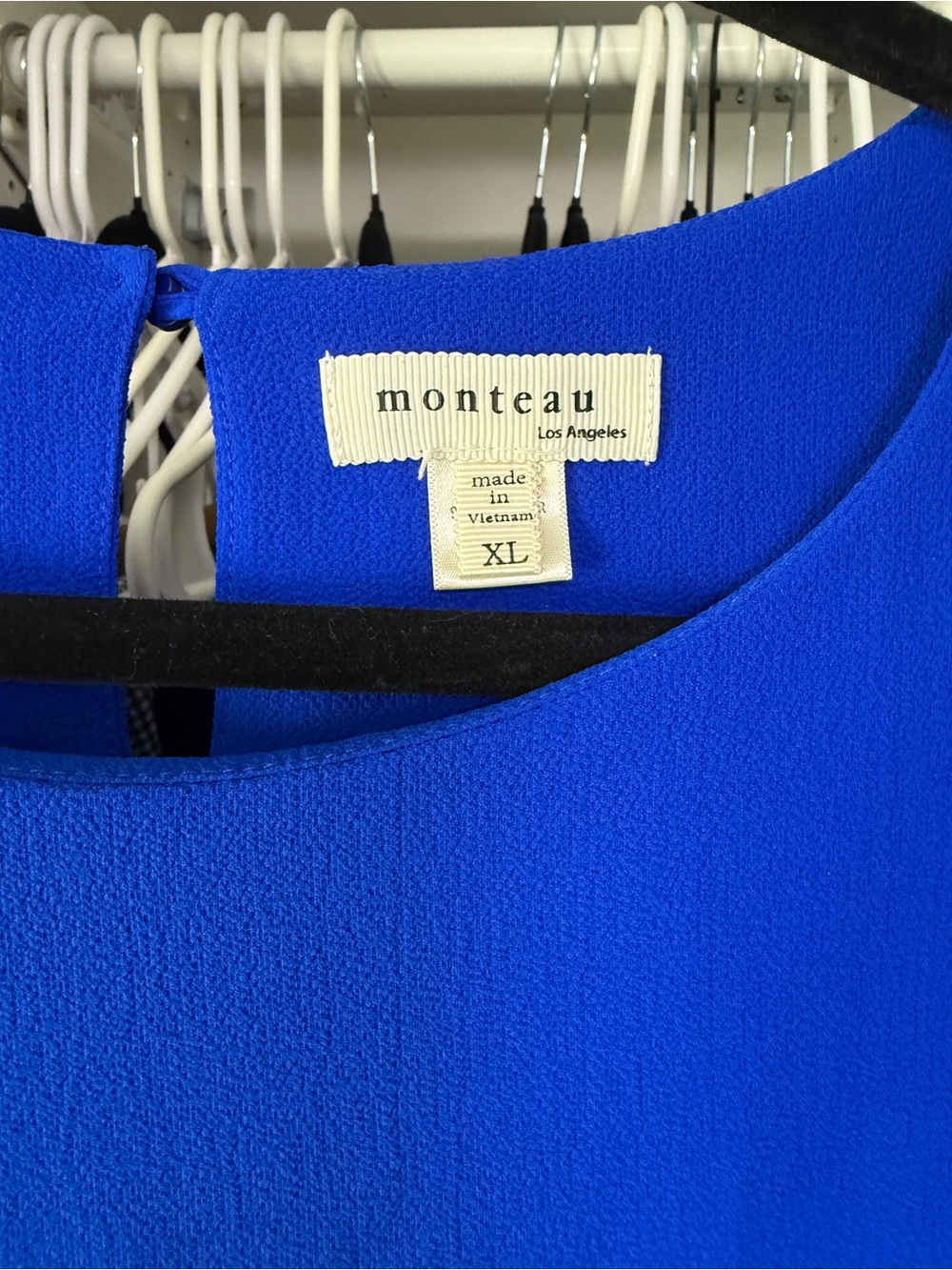 Monteau Royal Blue Ruffle Sleeve Camisole - Picture 2 of 4